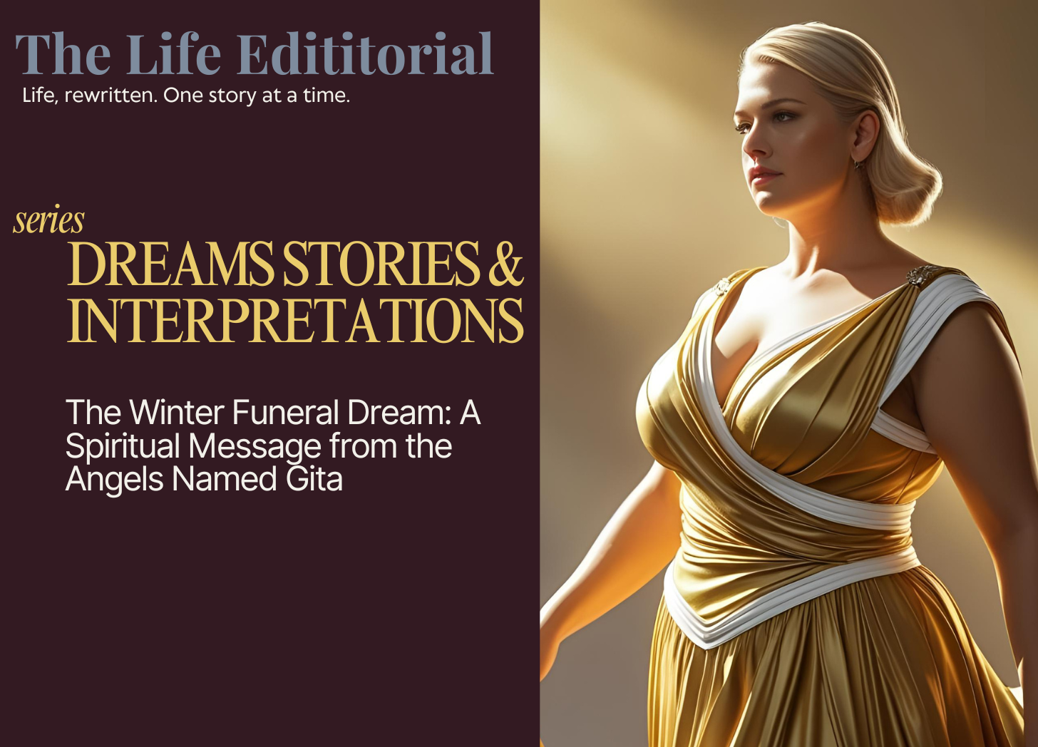 The Winter Funeral Dream: A Spiritual Message from the Angels Named Gita